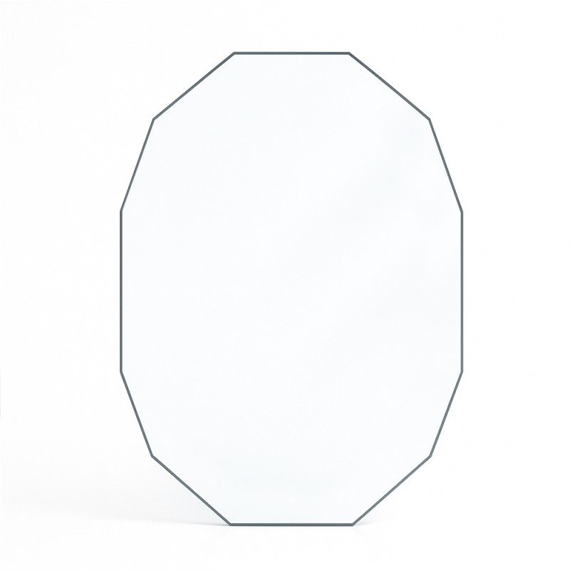 Godin BRIVE Glass - Dodecagon glass panel for wood burning stove