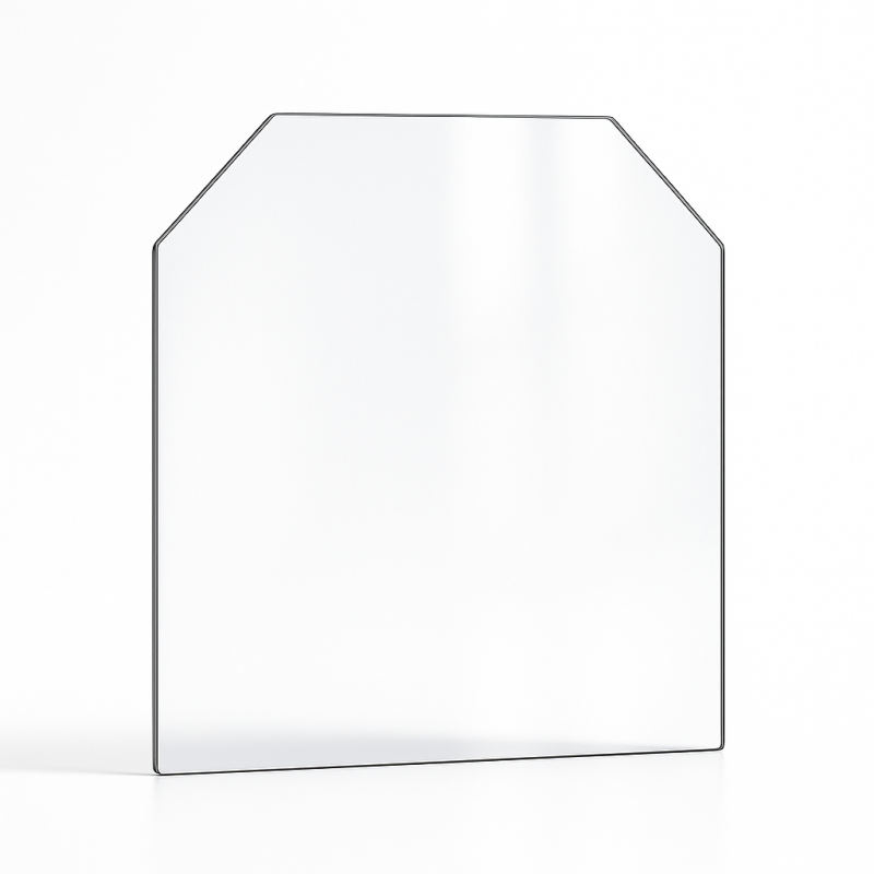 Vitre Austroflamm SOLO - Verre 2 angles coupés pour poêle à bois