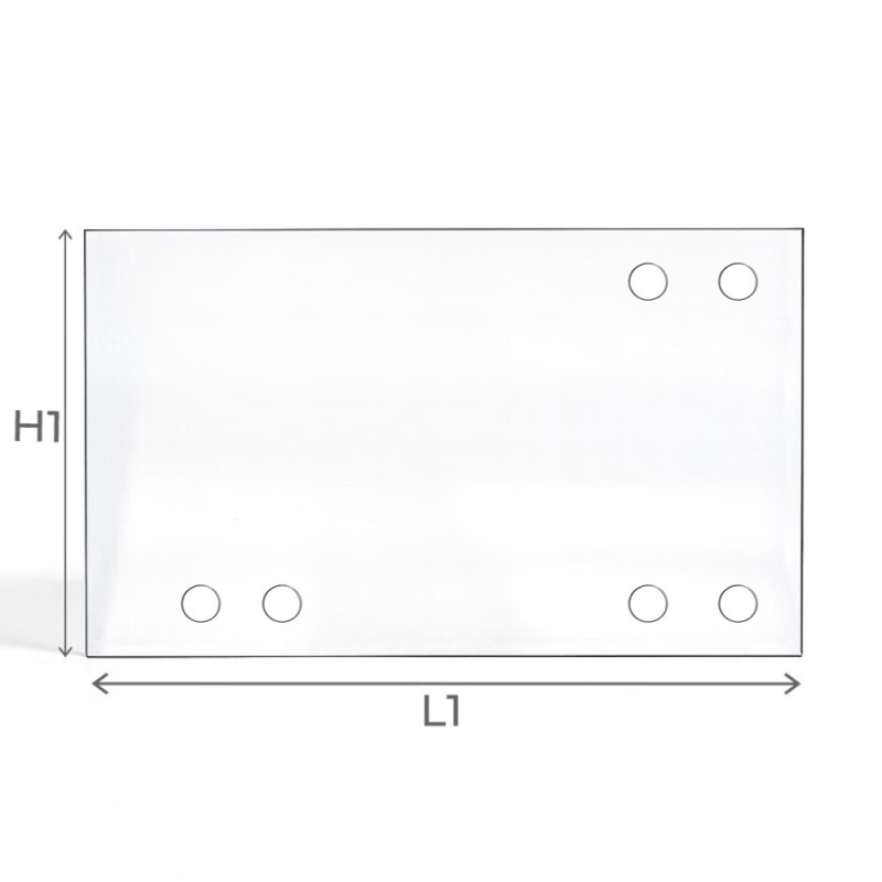 Brisach EUROVISION Glass Panel - Fireplace Insert Accessory